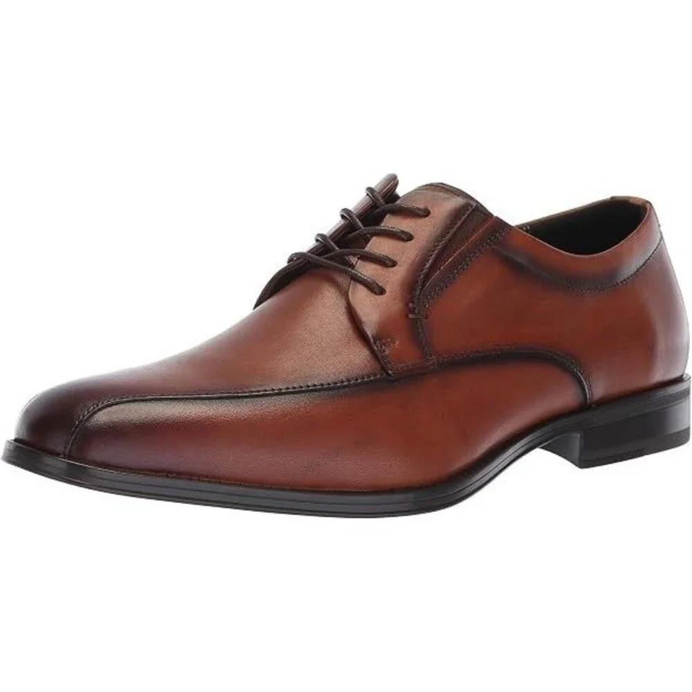 ALDO Spakeman Dress Lace-Up Oxford Shoes Uniform Cognac Men Size 8 / 41